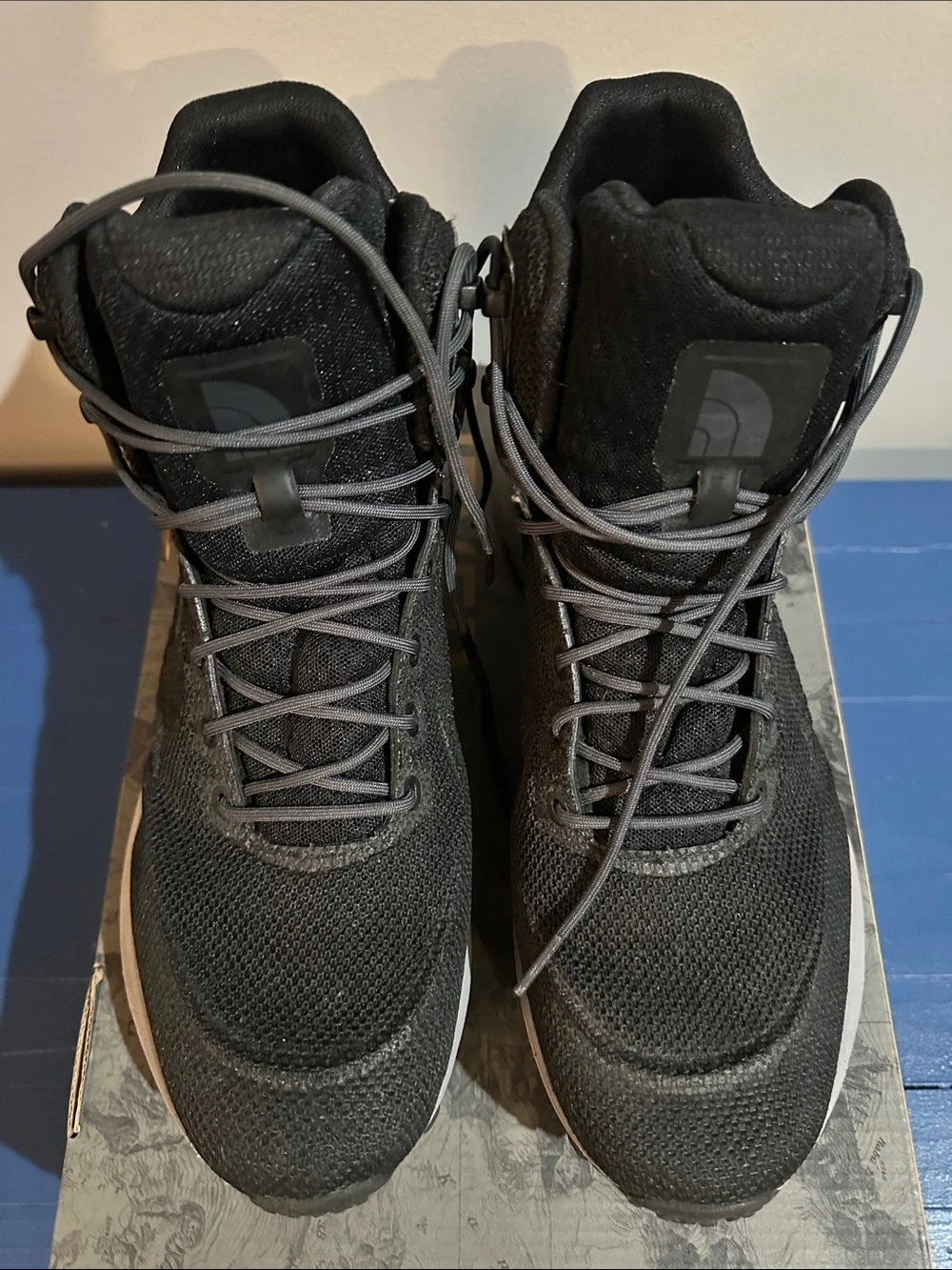 The North Face Men's Safien Mid GTX Black and Gray Trail Boots